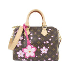 Louis Vuitton Monogram Cherry Blossom Speedy Bandouliere 25 Boston