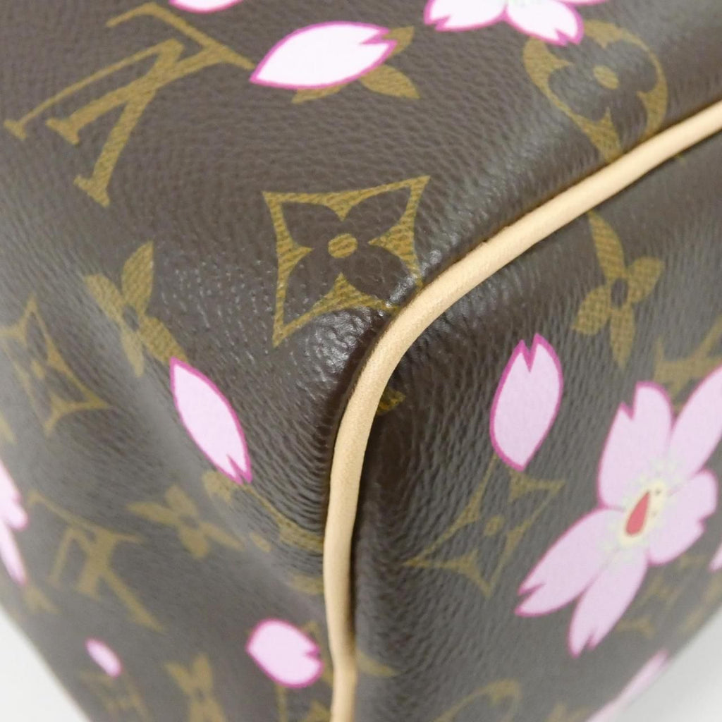 Louis Vuitton Monogram Cherry Blossom Speedy Bandouliere 25 Boston — view 2