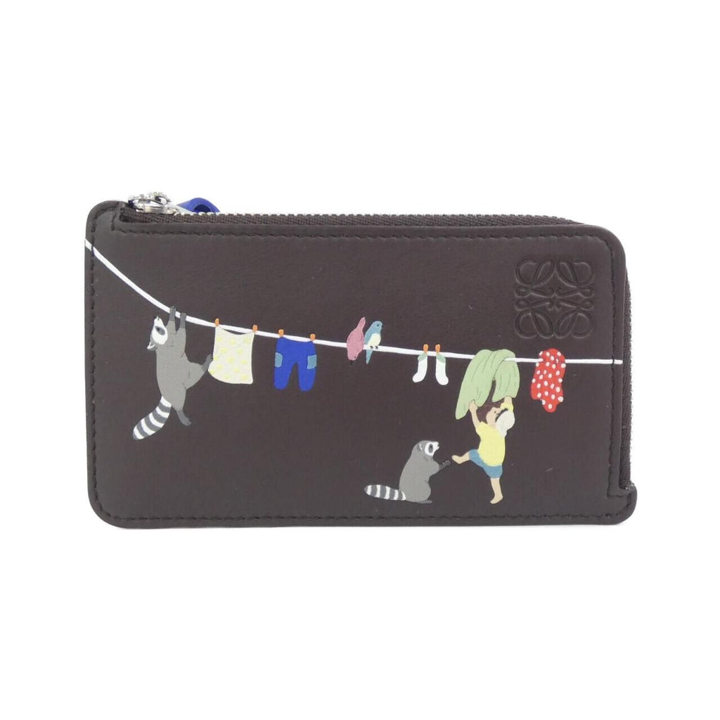 Loewe Coin Case Coin Purse Brown