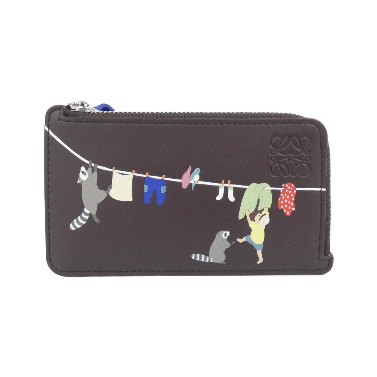 Loewe Coin Case Coin Purse Brown