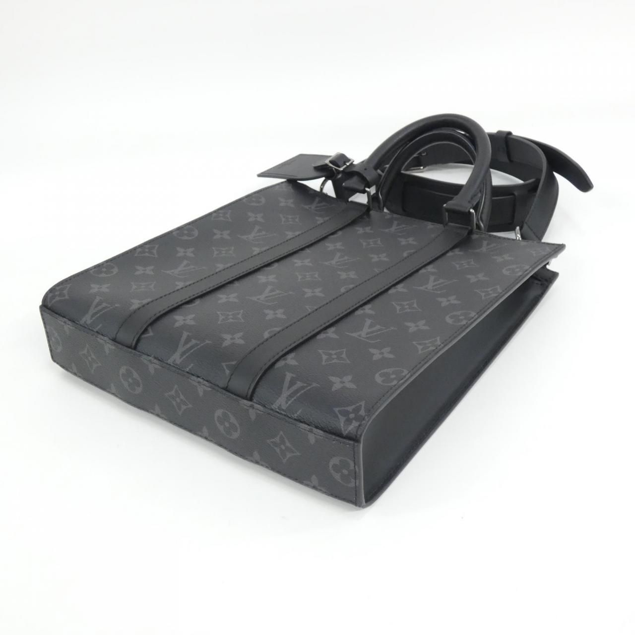 Louis Vuitton Monogram Eclipse Sac Plat Cross — view 3