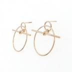 Hermes Echappee Earrings Gold — view 2