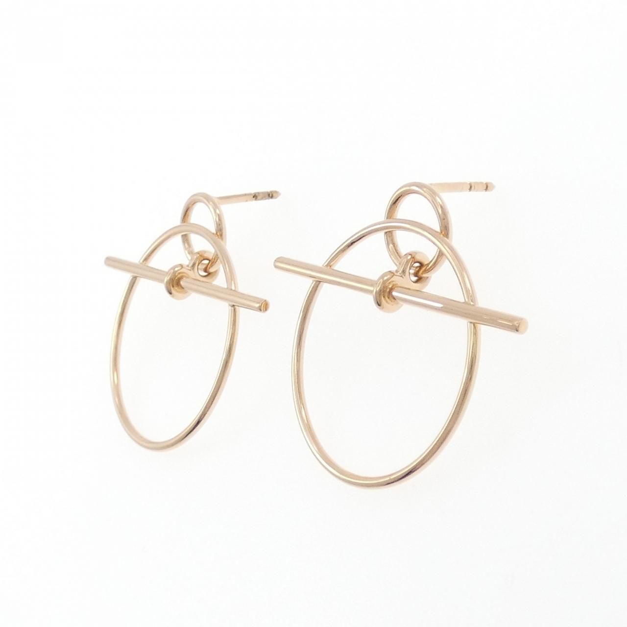 Hermes Echappee Earrings Gold — view 2