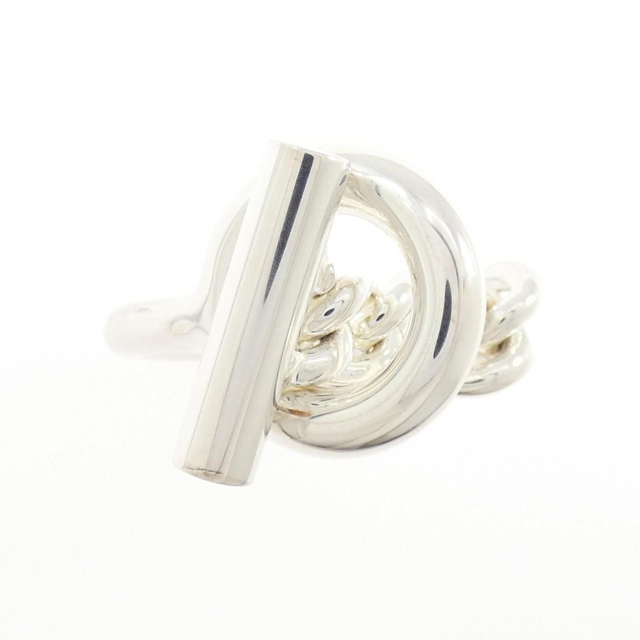 Hermes Croisette Ring Silver — view 2