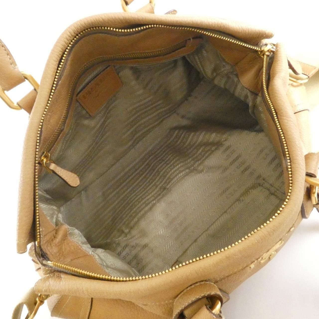 Prada Bag Handbag Gold — view 9