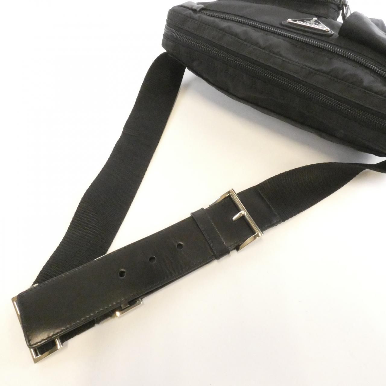 Prada Waist Bag Belt Bag Silver — view 4