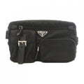 Prada Waist Bag Belt Bag Silver