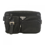 Prada Waist Bag Belt Bag Silver