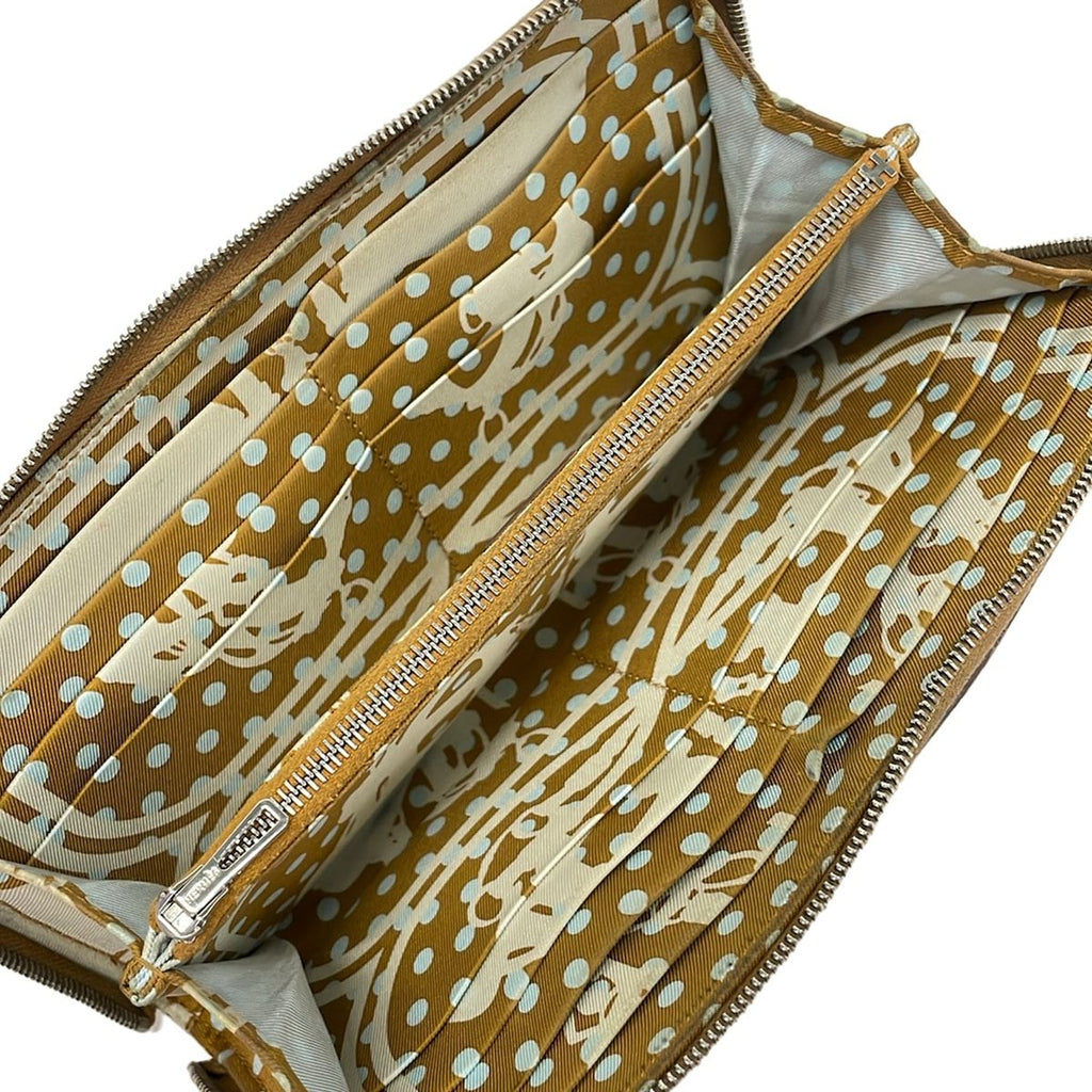 Hermes Wallet Azap Long Silk in Sesame Zip Around — view 3