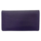 Chanel Bifold Wallet Purple CC Logo Gold Leather — view 2