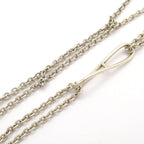 Hermes Necklace Chaine D'ancre Twist Silver Long — view 6