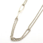 Hermes Necklace Chaine D'ancre Twist Silver Long — view 3