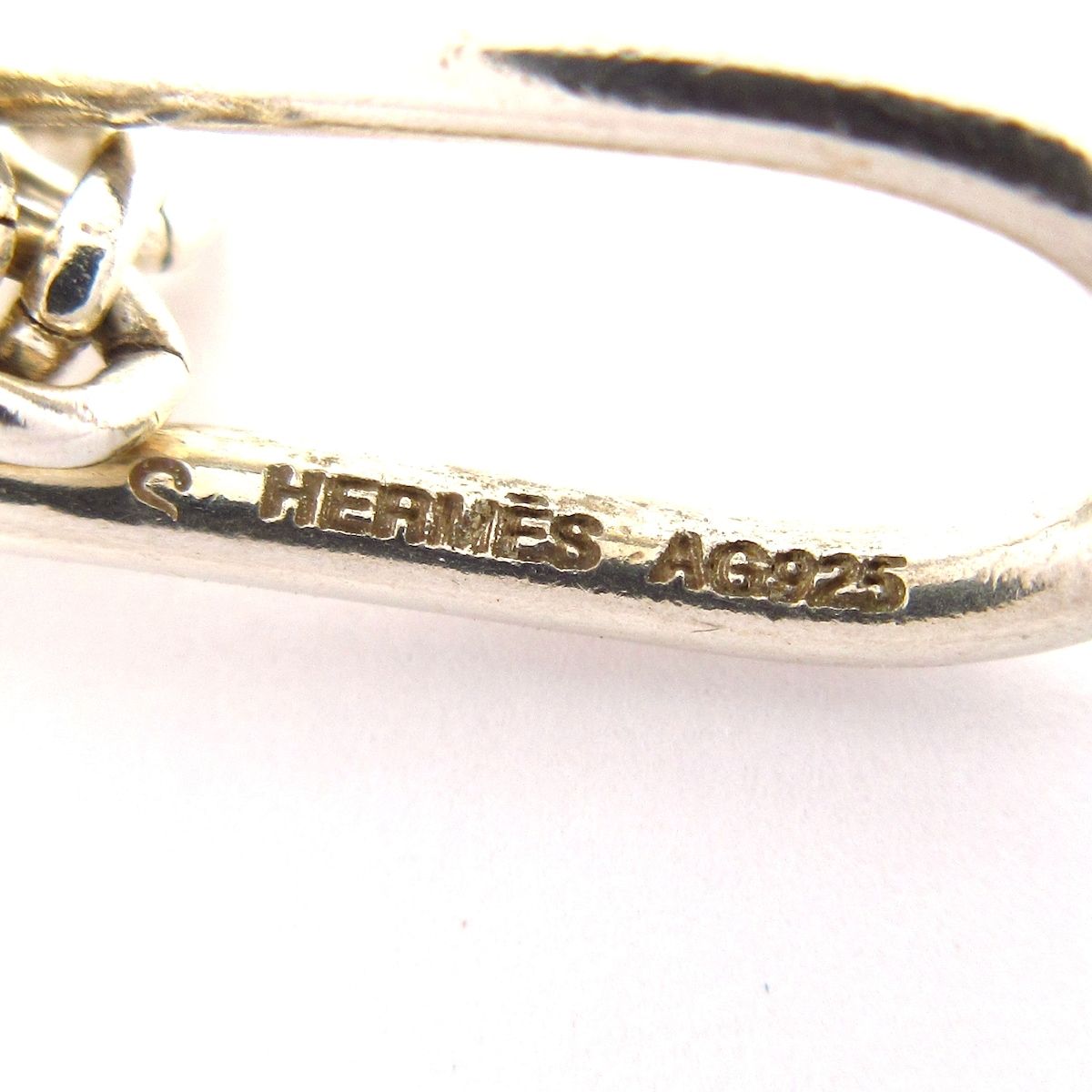 Hermes Necklace Chaine D'ancre Twist Silver Long — view 5