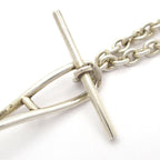 Hermes Necklace Chaine D'ancre Twist Silver Long — view 4