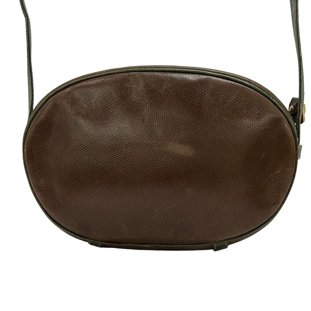 Loewe Shoulder Bag Anagram Pattern Brown Khaki Leather — view 3