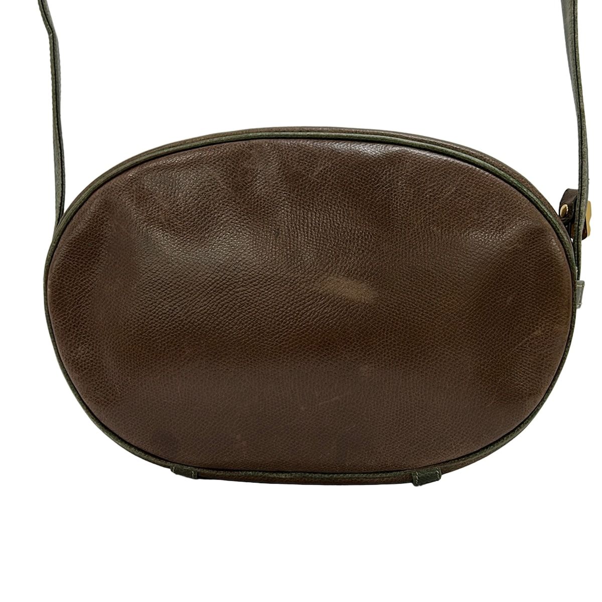 Loewe Shoulder Bag Anagram Pattern Brown Khaki Leather — view 3
