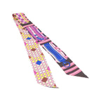 Hermes Colliers de Chiens Remix Twilly Scarf
