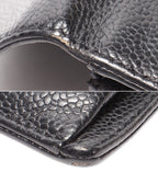 Chanel Coin Case Card Caviar Leather CC Logo Gold No 5 — view 9