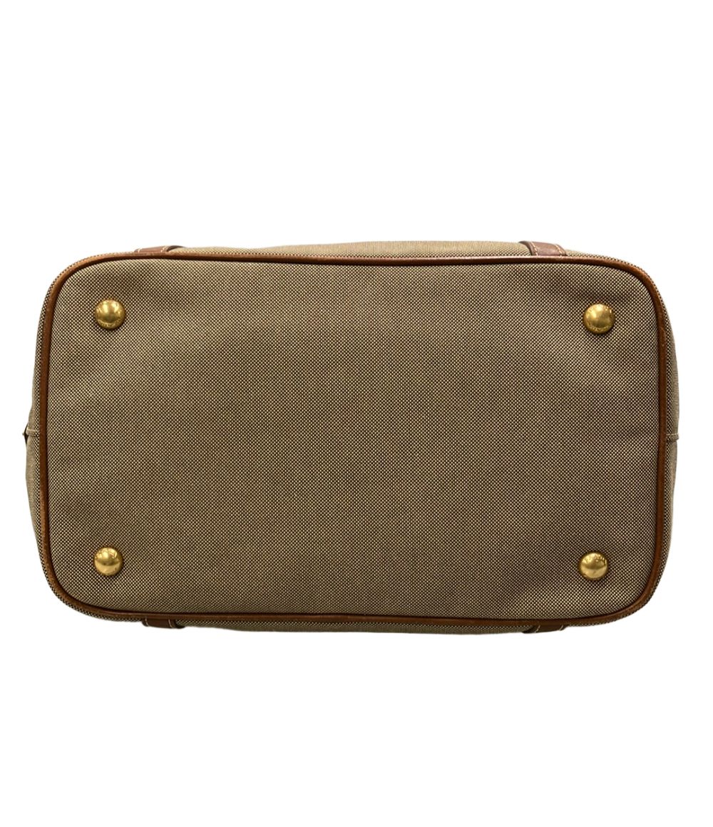 Prada Tote Shoulder Bag 2-Way Crossbody Leather Canvas — view 4