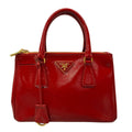 Prada Tote Galleria Small Vintage Mini Red Leather
