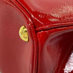 Prada Tote Galleria Small Vintage Mini Red Leather — view 6