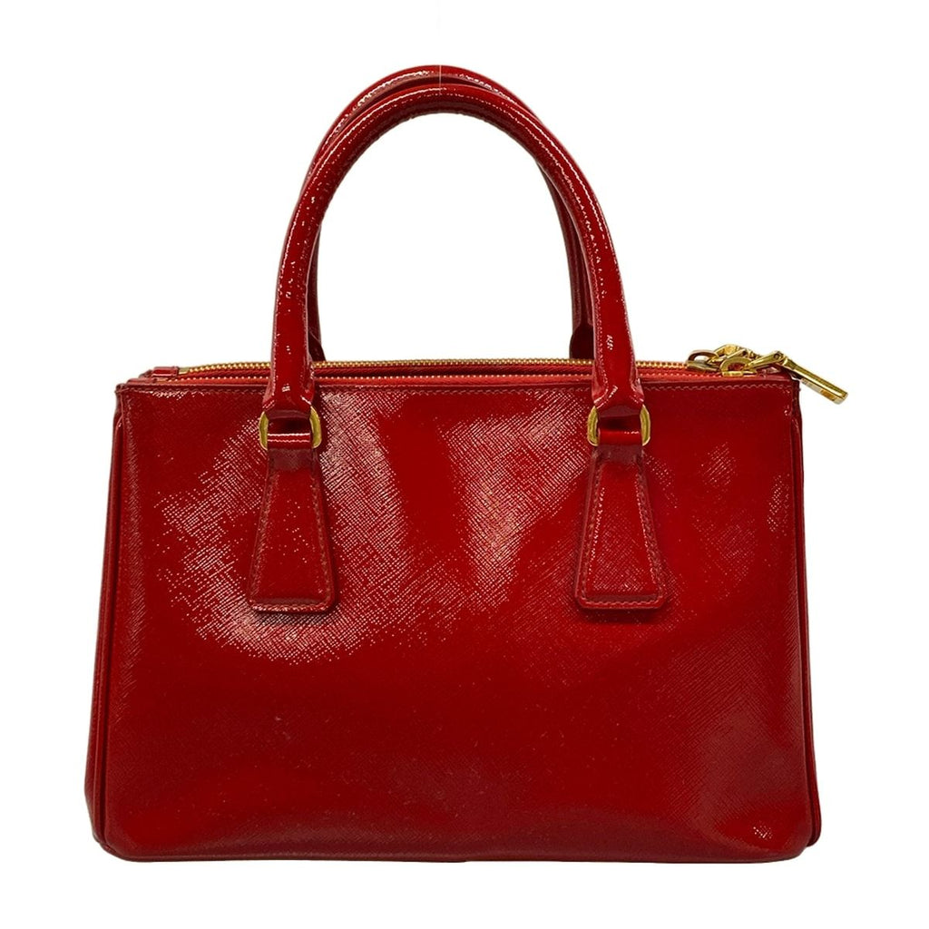 Prada Tote Galleria Small Vintage Mini Red Leather — view 3