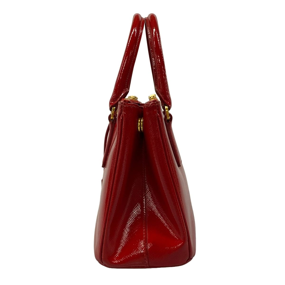 Prada Tote Galleria Small Vintage Mini Red Leather — view 4