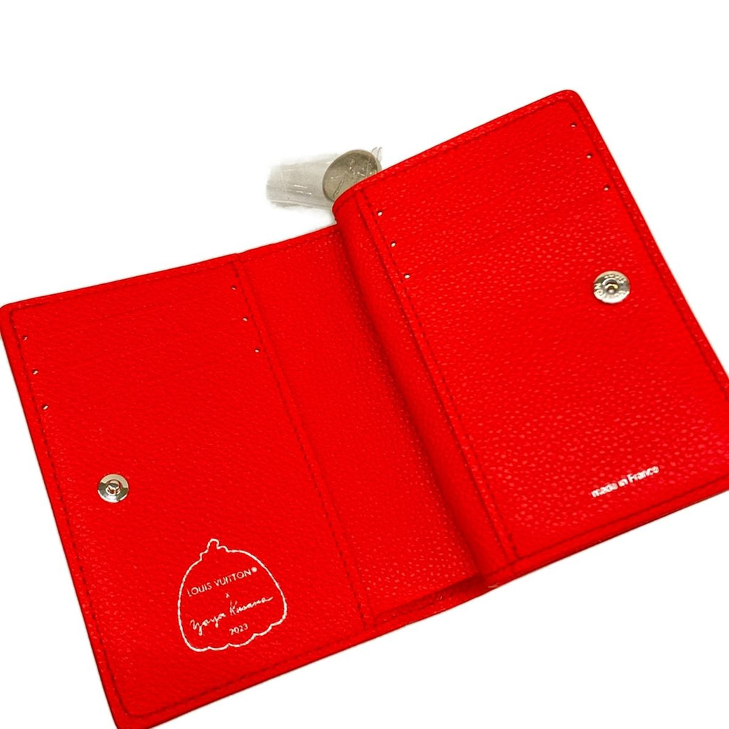 Louis Vuitton Bifold Wallet Yayoi Kusama Portefeuille Clair Rouge Blanc — view 3