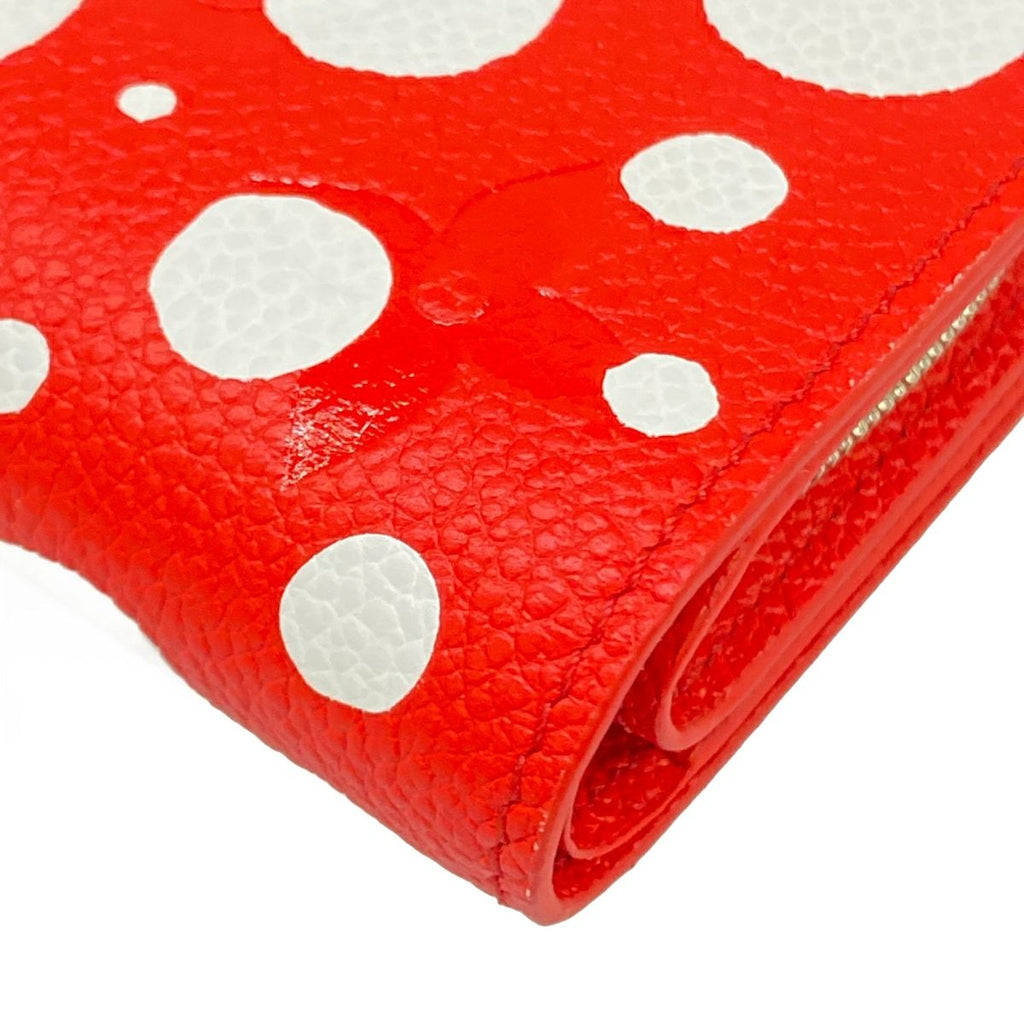 Louis Vuitton Bifold Wallet Yayoi Kusama Portefeuille Clair Rouge Blanc — view 6