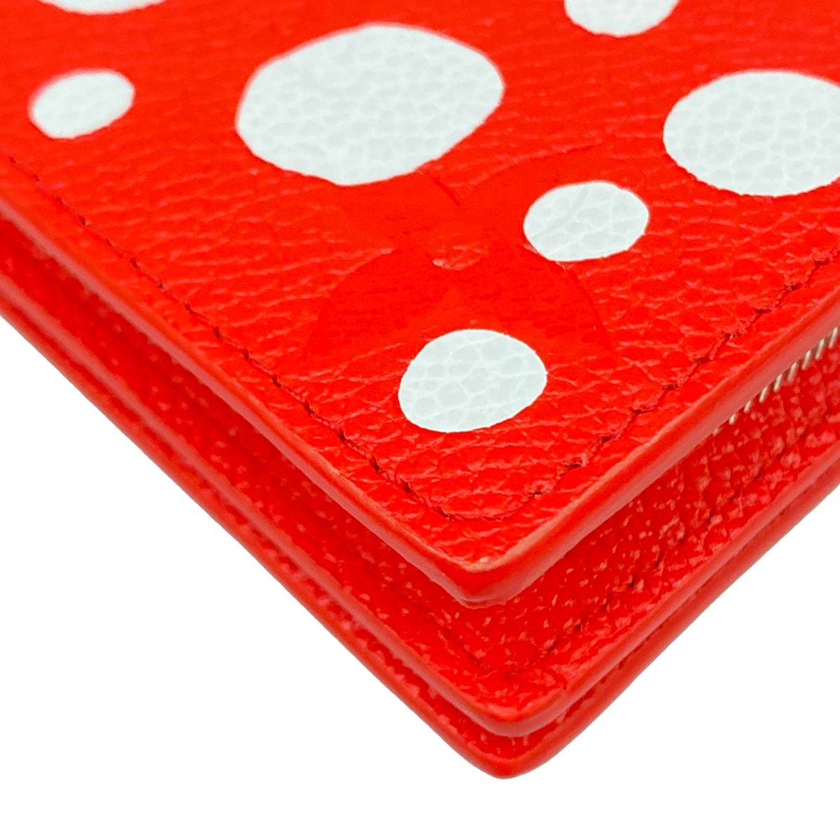 Louis Vuitton Bifold Wallet Yayoi Kusama Portefeuille Clair Rouge Blanc — view 7
