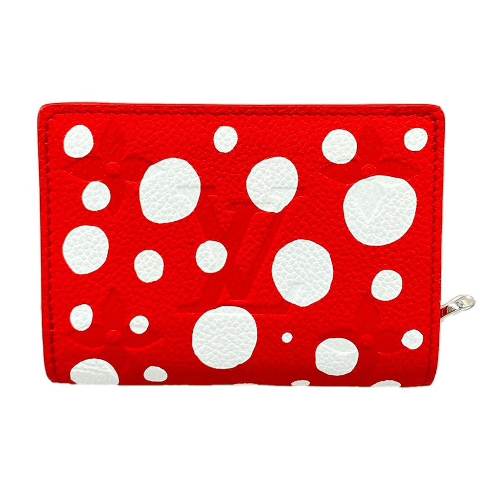 Louis Vuitton Bifold Wallet Yayoi Kusama Portefeuille Clair Rouge Blanc — view 2