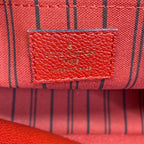 Louis Vuitton Handbag Monogram Empreinte Montaigne MM Cerise Leather — view 9