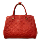 Louis Vuitton Handbag Monogram Empreinte Montaigne MM Cerise Leather — view 3