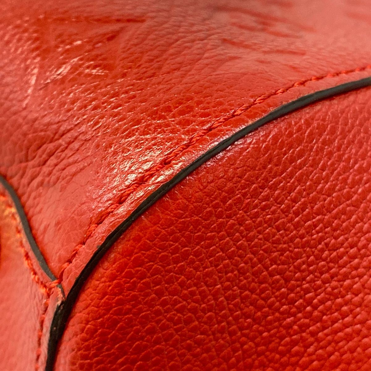 Louis Vuitton Handbag Monogram Empreinte Montaigne MM Cerise Leather — view 6
