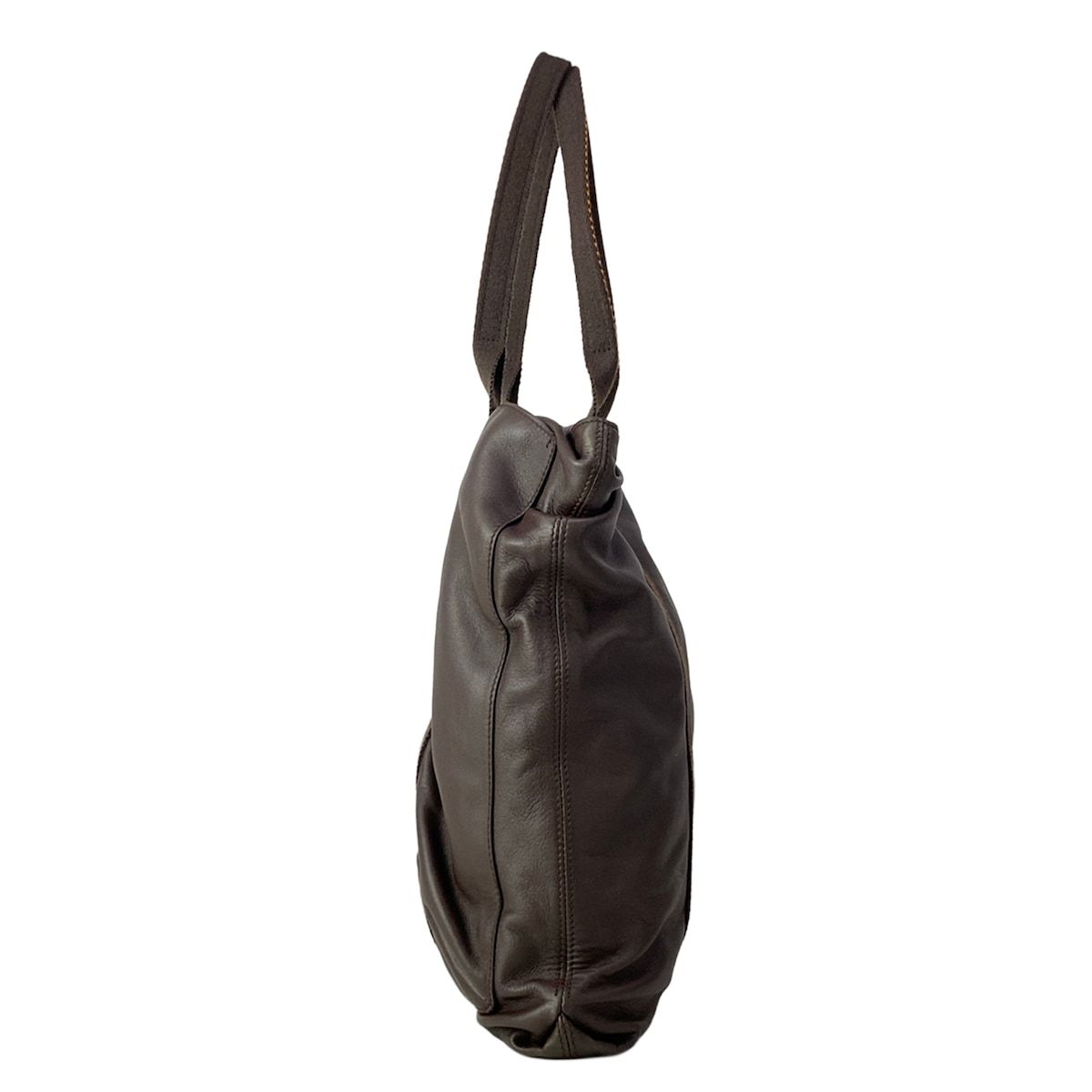 Hermes Tote Caravan Vertical MM Havana Silver — view 4