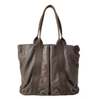 Hermes Tote Caravan Vertical MM Havana Silver