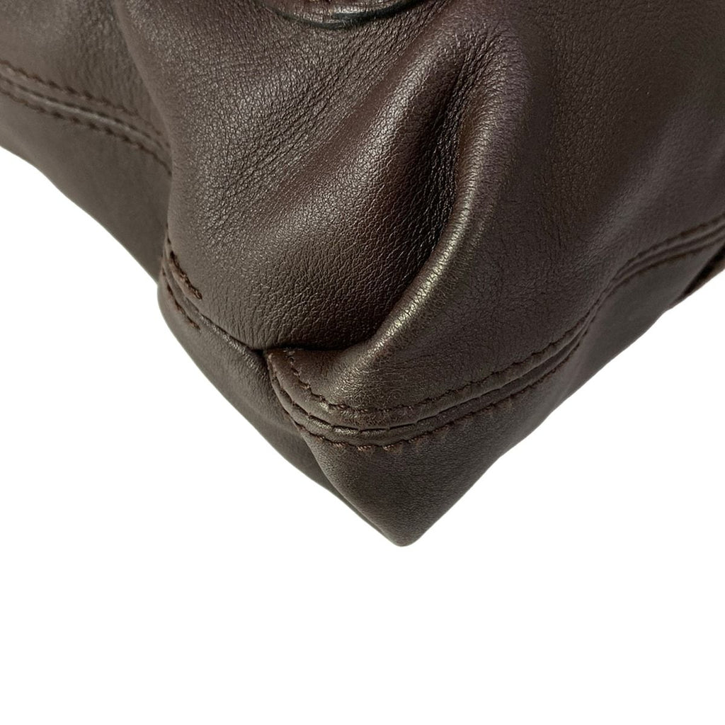 Hermes Tote Caravan Vertical MM Havana Silver — view 6