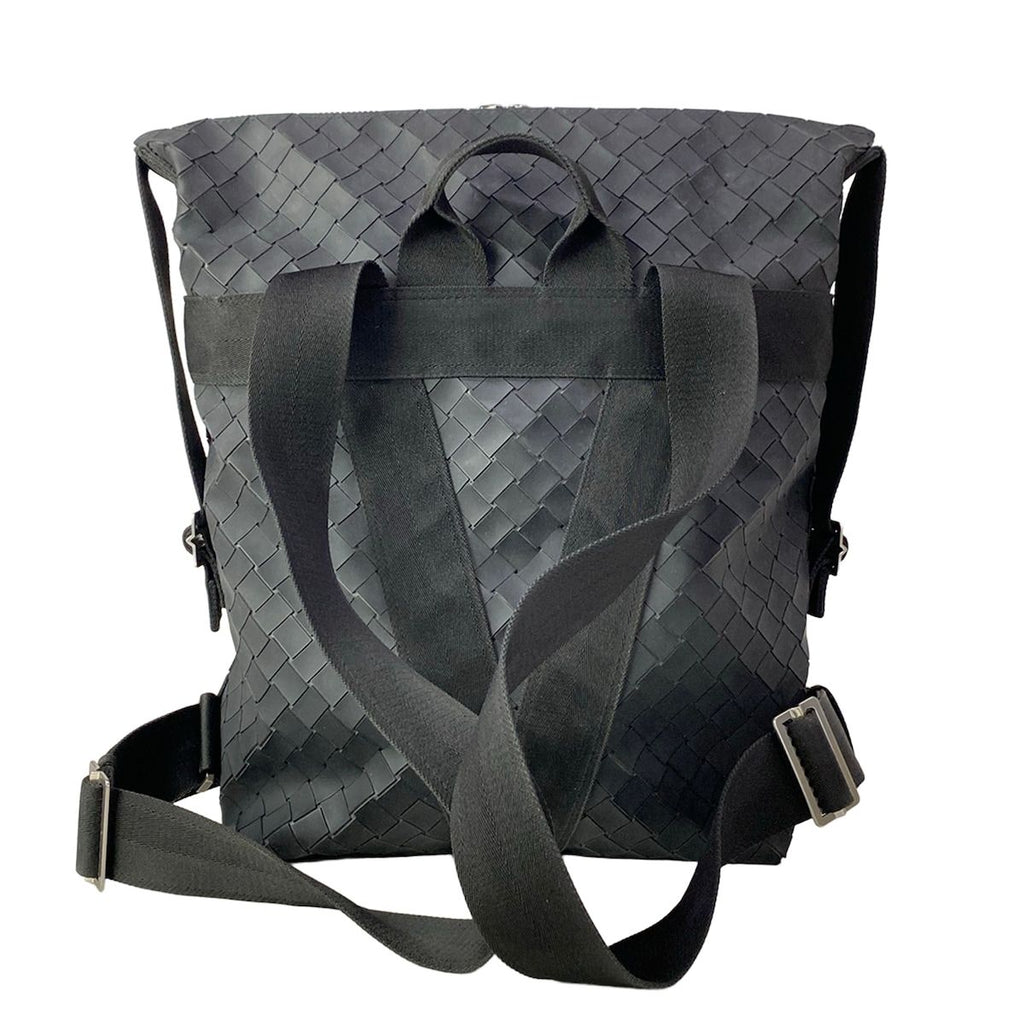 Bottega Veneta Backpack Intrecciato Black — view 3