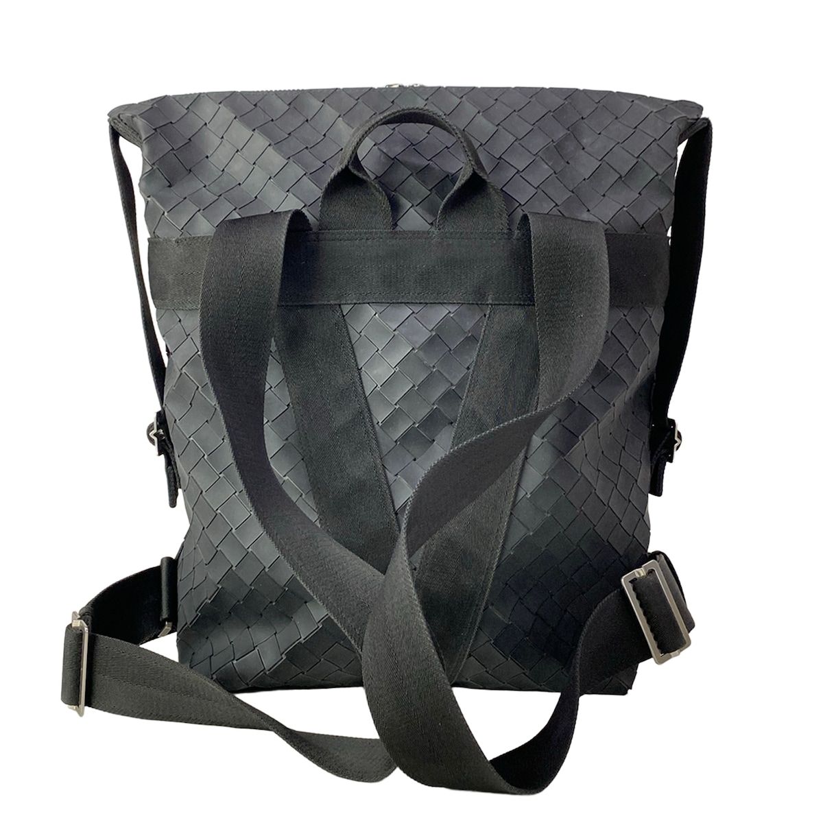Bottega Veneta Backpack Intrecciato Black — view 3