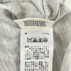 Hermes Short Sleeve T-Shirt 36 S Light Gray Khaki Multi Crew Neck Bird Tree — view 4