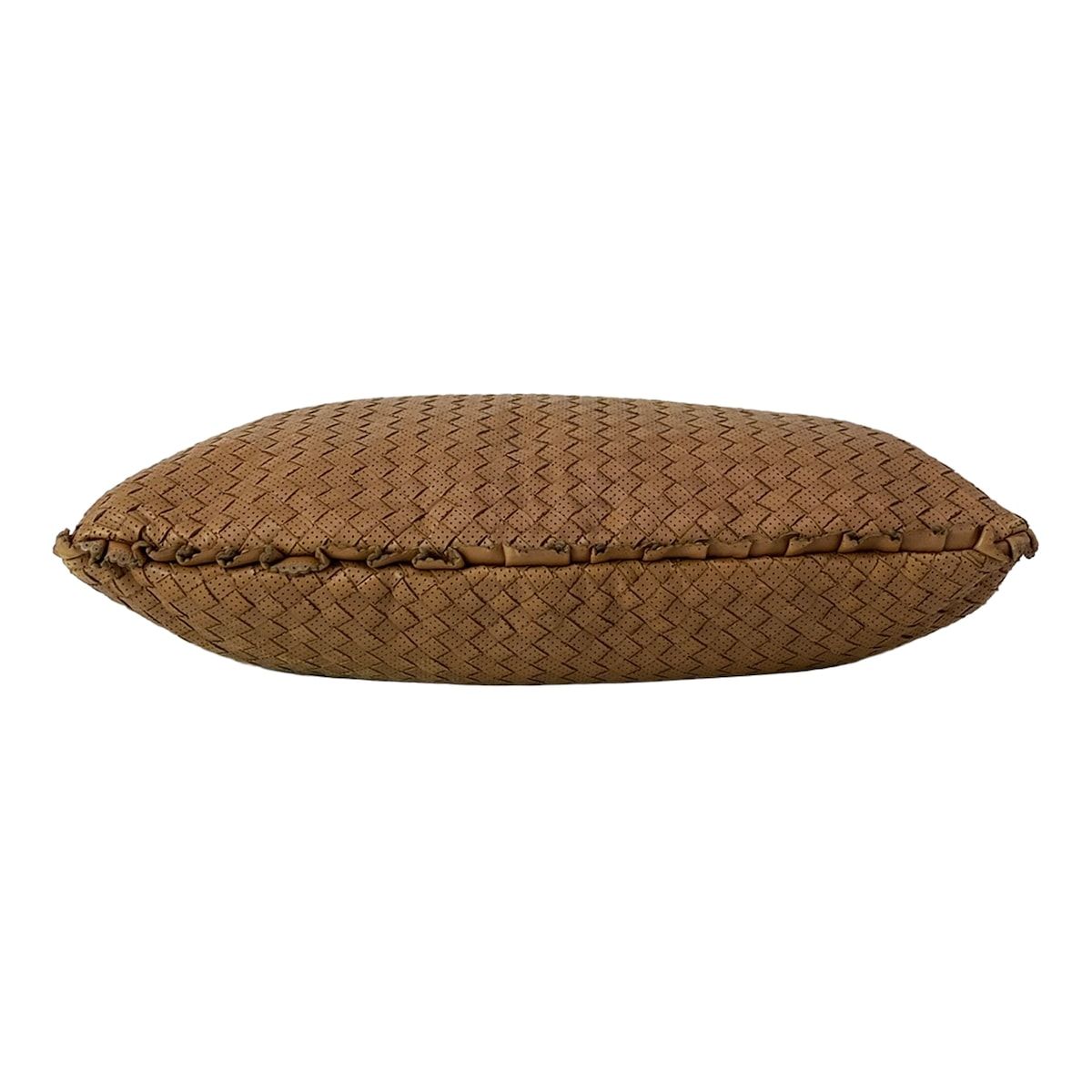 Bottega Veneta Handbag Bag Brown Perforated Ruffle Leather — view 5