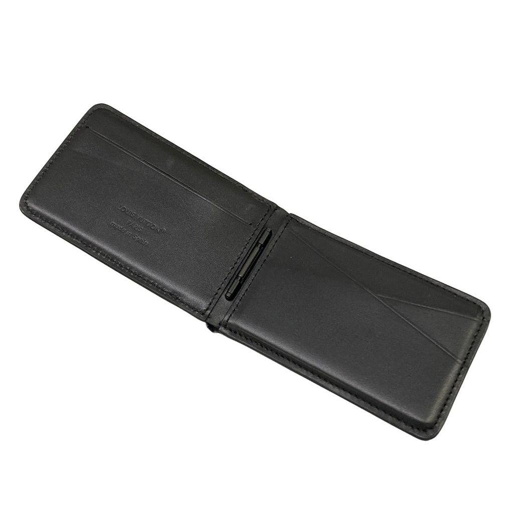 Louis Vuitton Card Case Monogram Eclipse Compact Magnet Midnight — view 3