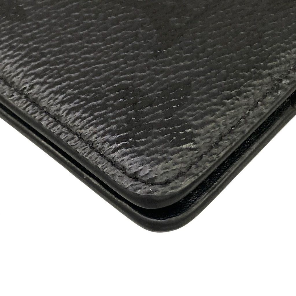 Louis Vuitton Card Case Monogram Eclipse Compact Magnet Midnight — view 5