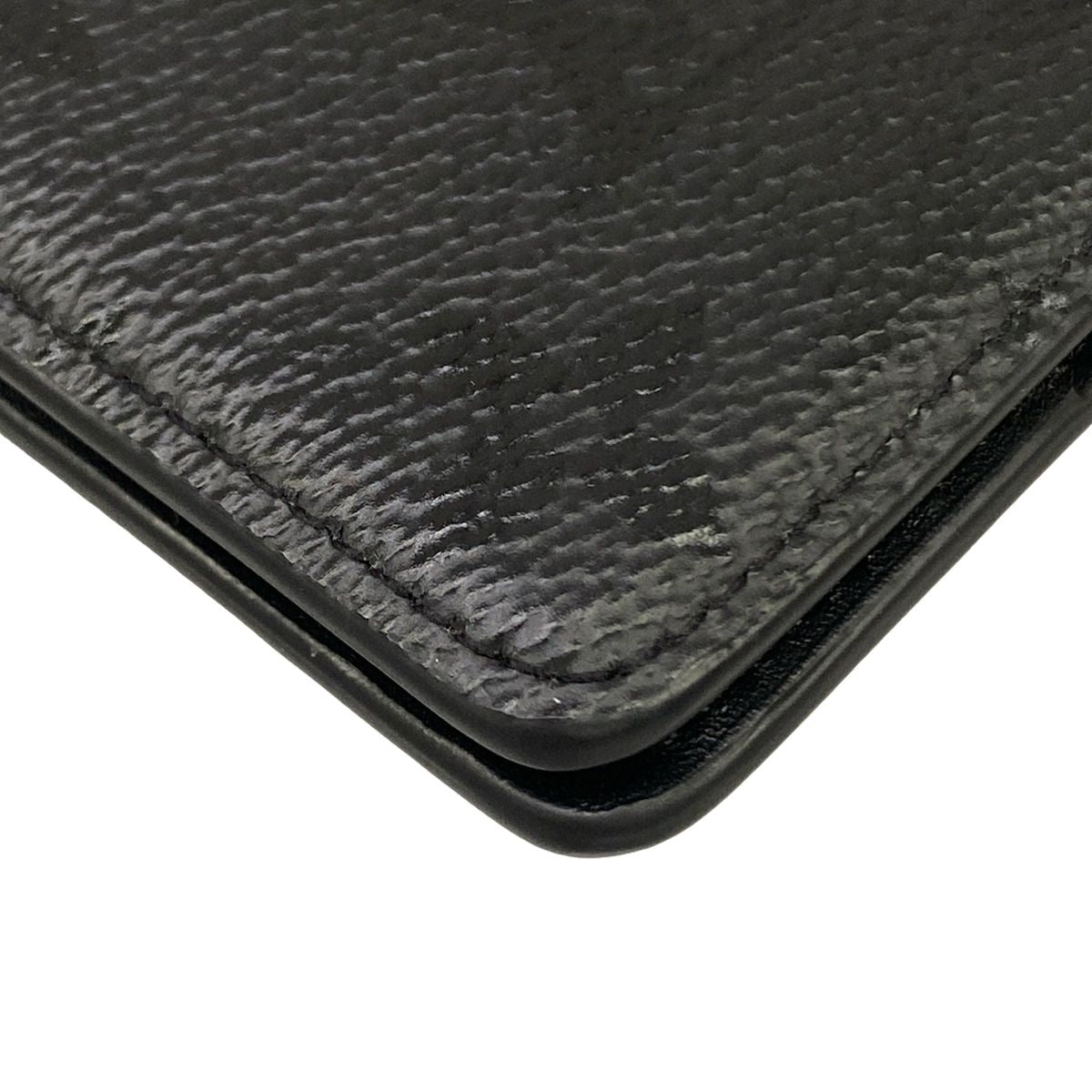 Louis Vuitton Card Case Monogram Eclipse Compact Magnet Midnight — view 5