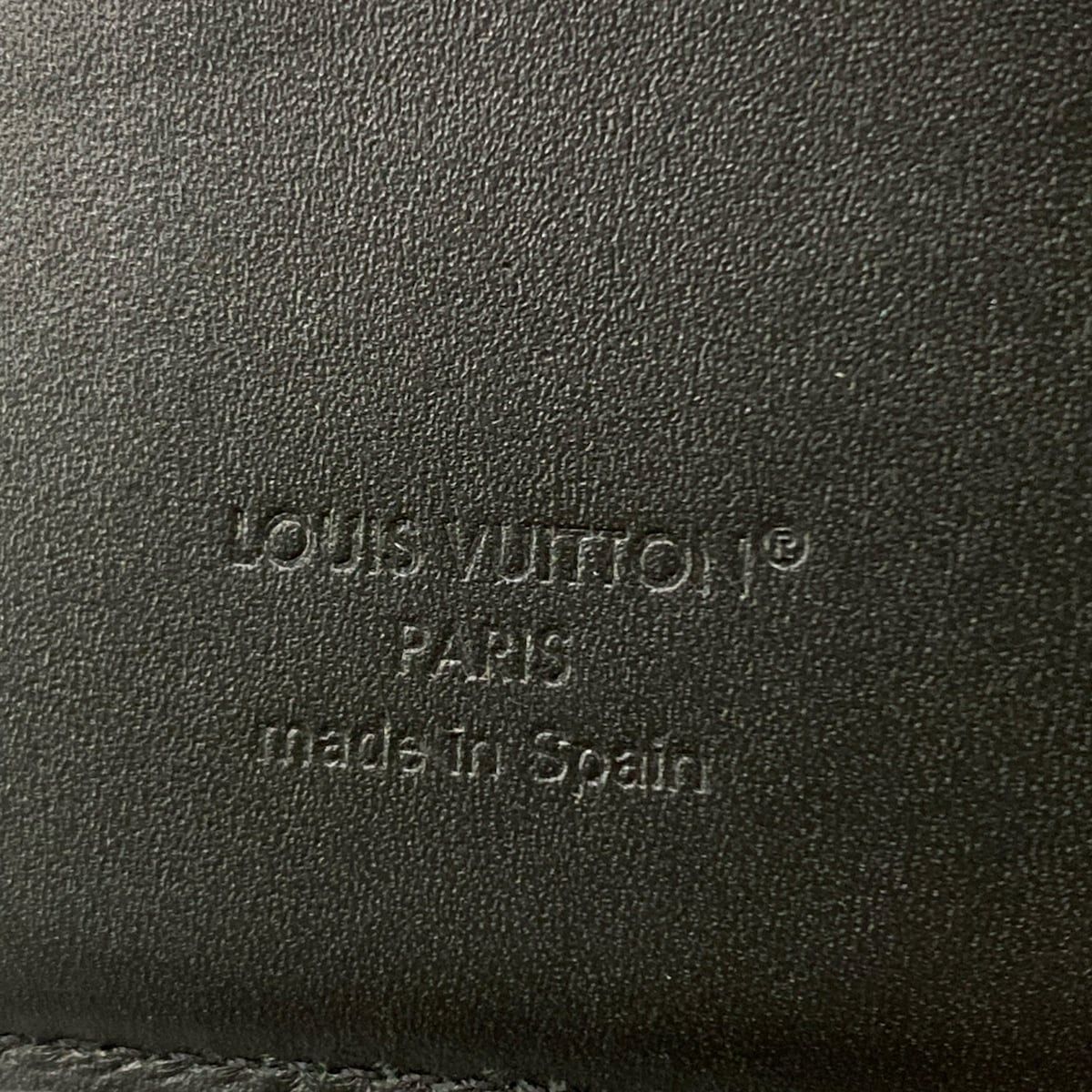 Louis Vuitton Card Case Monogram Eclipse Compact Magnet Midnight — view 4