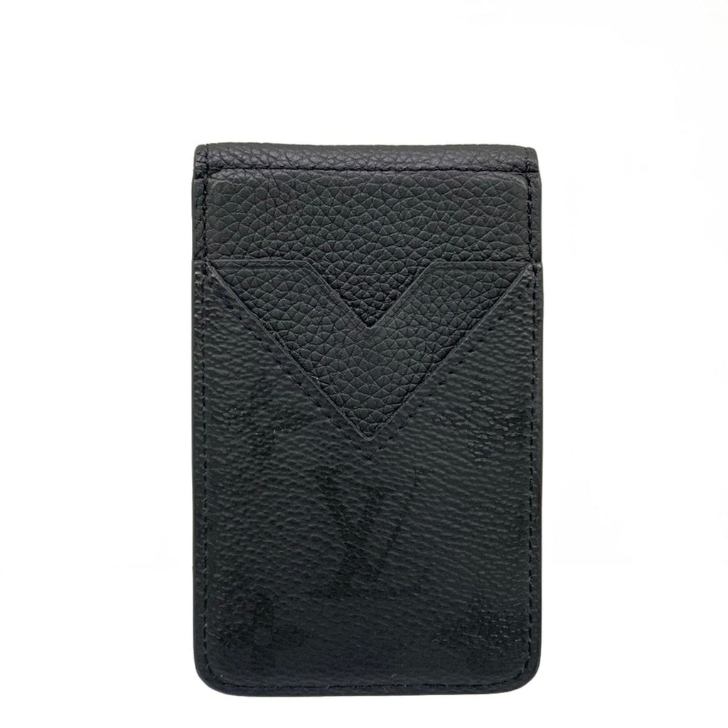 Louis Vuitton Card Case Monogram Eclipse Compact Magnet Midnight