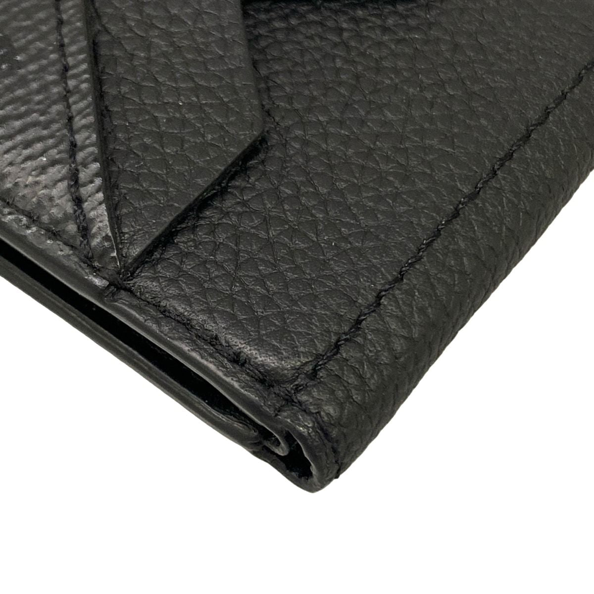 Louis Vuitton Card Case Monogram Eclipse Compact Magnet Midnight — view 6