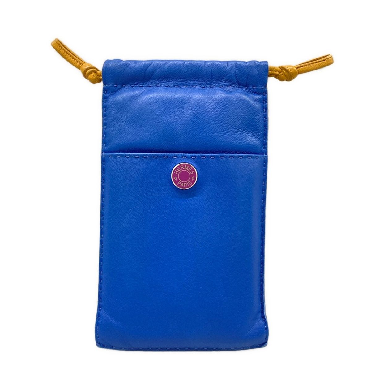 Hermes Mobile Phone Case Pillow Blue France Sesame Silver