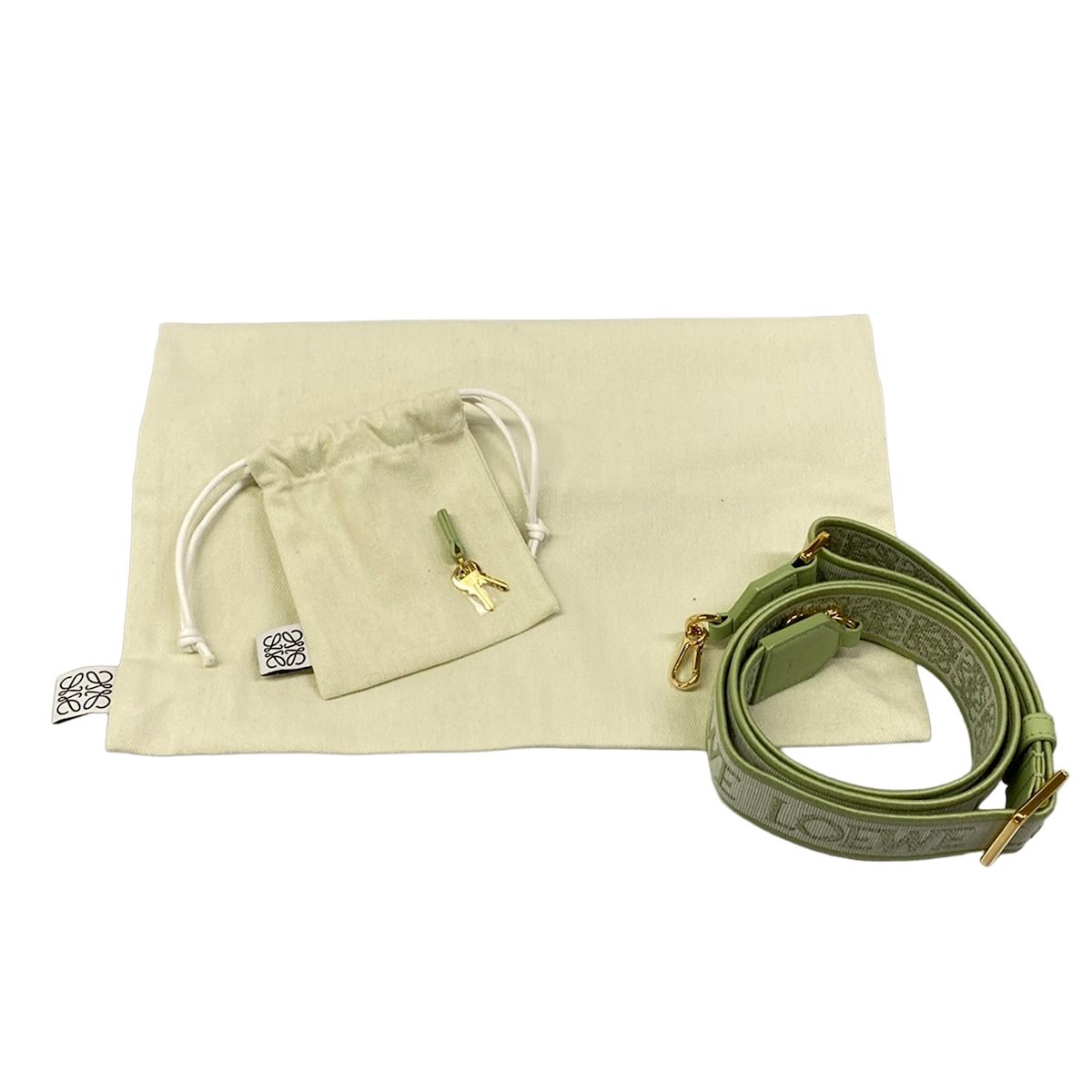 Loewe Handbag Amazona 16 Square Light Green — view 8
