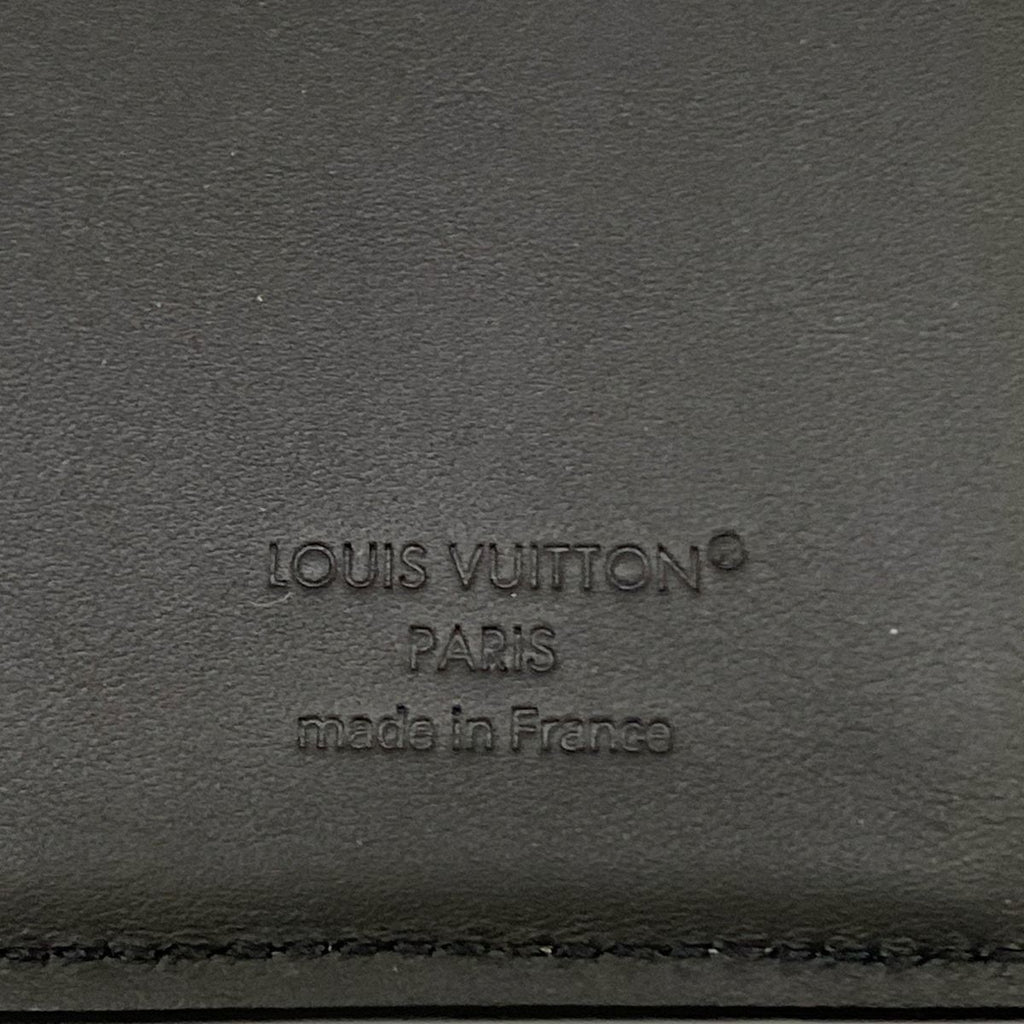Louis Vuitton Trifold Wallet Monogram Shadow Victor Noir Leather Cowhide — view 5